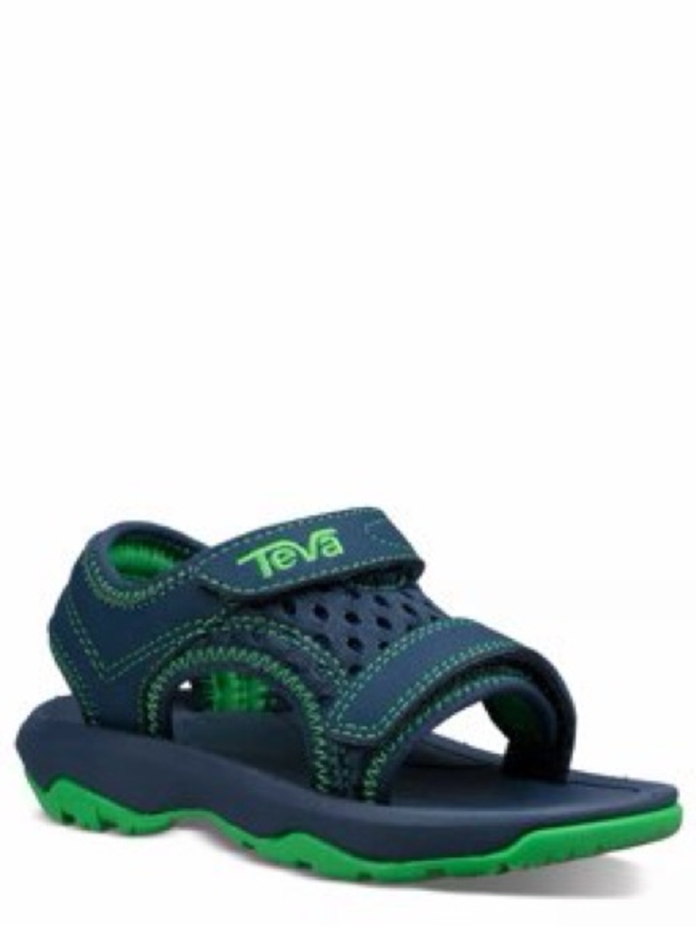 Teva Kids Navy and Bright Green Outdoor Sport Sandals